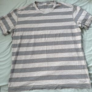 Lululemon Gray Striped Men's Shirt